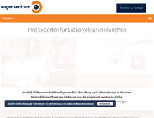 Tablet Screenshot of lidkorrektur-muenchen.de